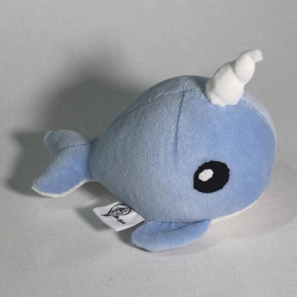 Peluche Narval Bleu ciel Côté