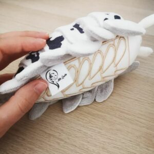 Peluche isopod blanc La Pitite Loutre
