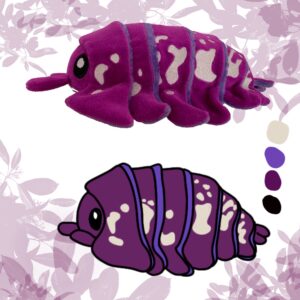 Peluche isopod violet Dessin